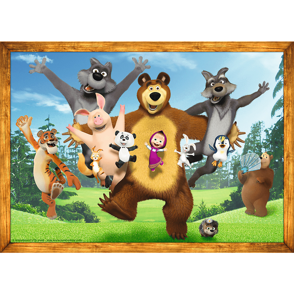 Puzzle 4w1 – Masza i niedźwiedź
