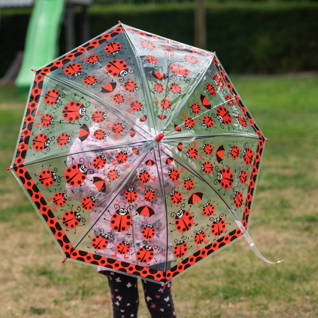 Parasolka dla dziecka z motywem biedronki