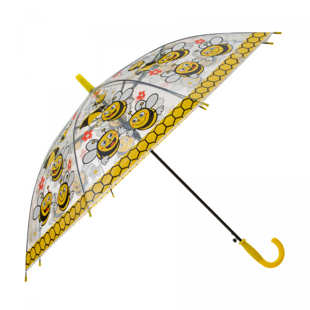 Automatyczna parasolka dla dziecka z motywem pszczółki
