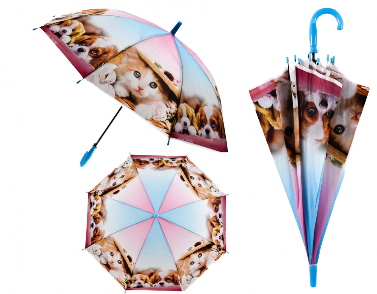 Parasolka dziecięca – wzór Kot i Pies
