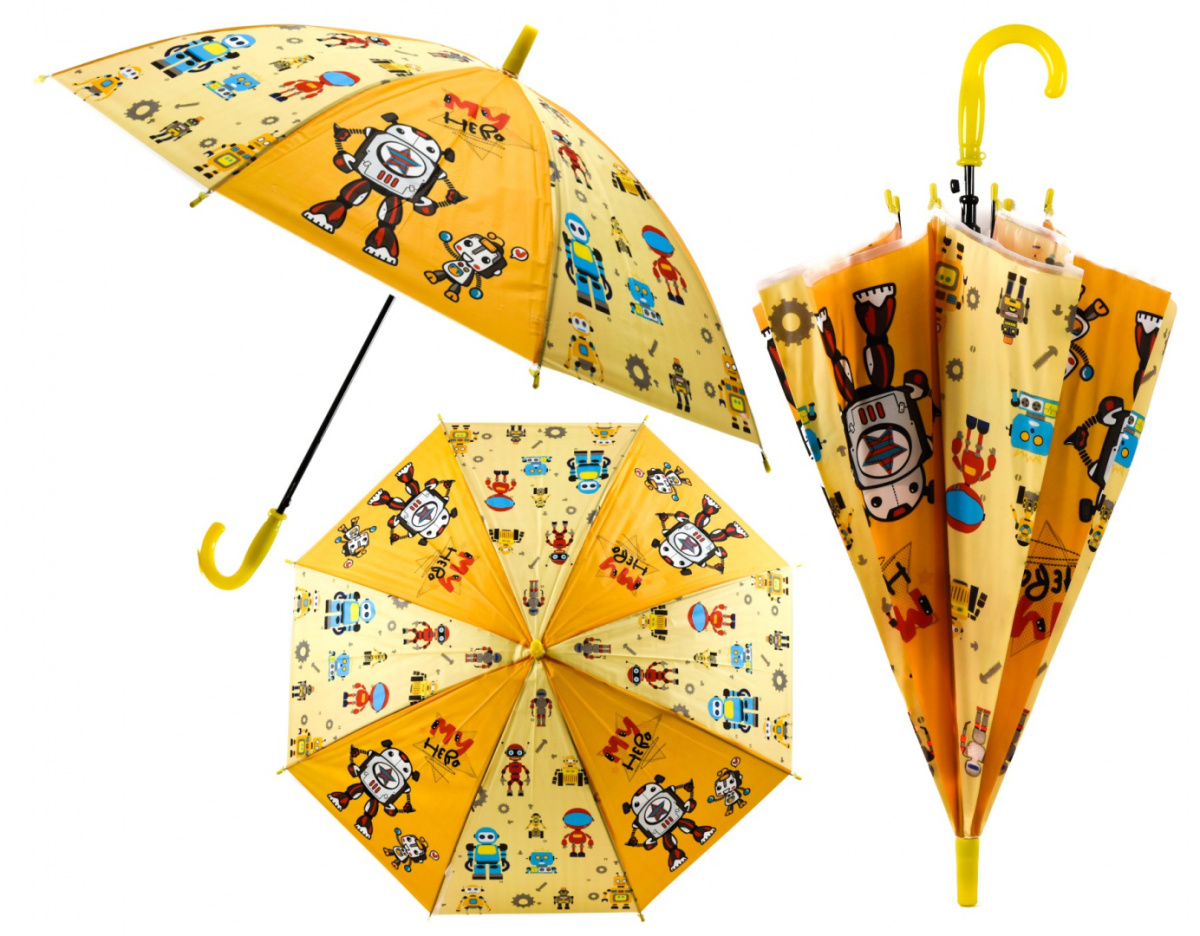 Parasolka dla dzieci z wzorem robota
