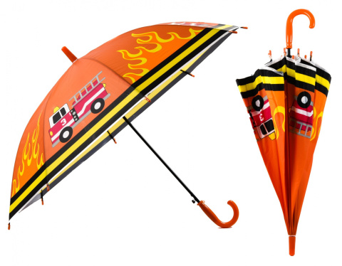 Parasolka z wzorem auta strażackiego