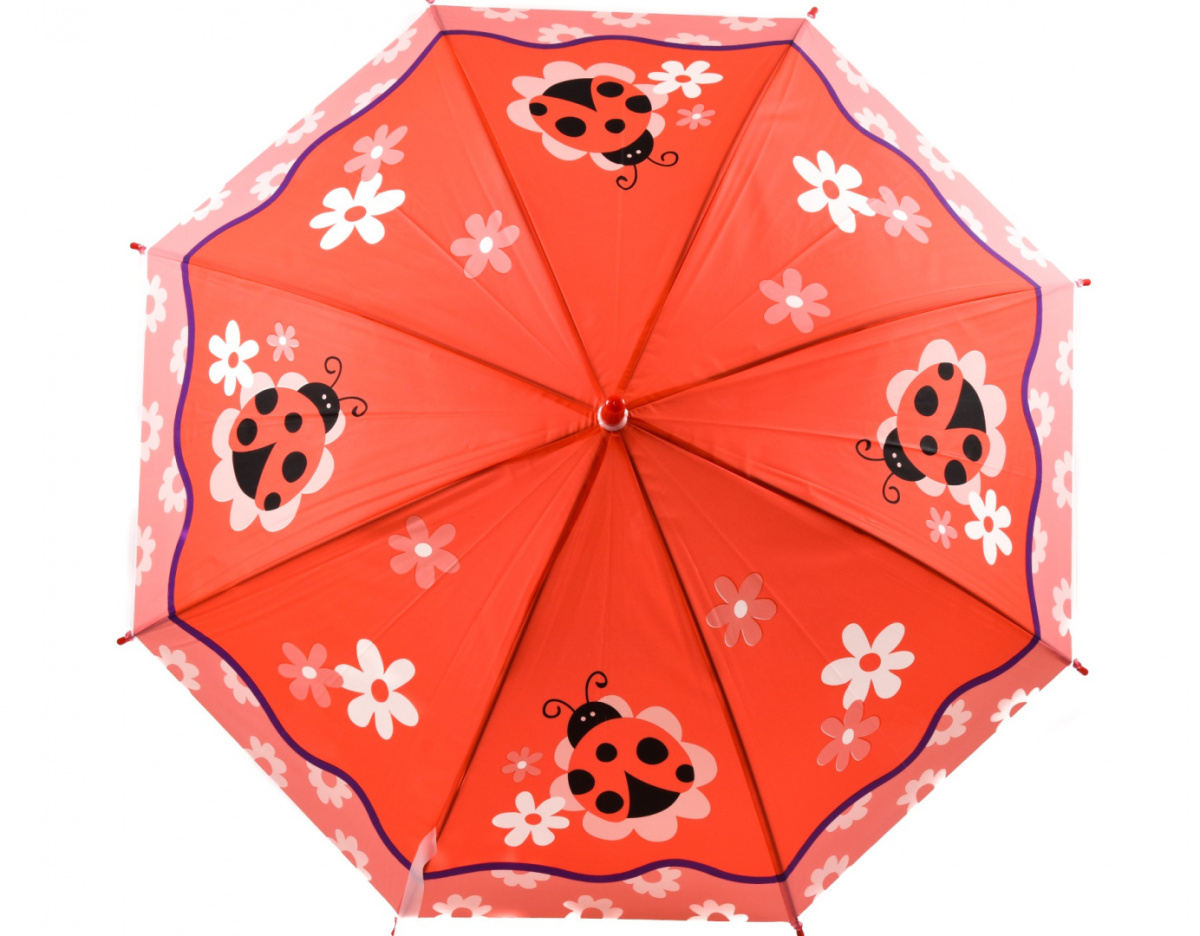 Automatyczna parasolka z motywem biedronki