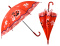 Automatyczna parasolka z motywem biedronki
